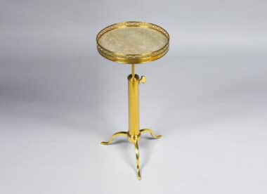 20th Century French Brass Gueridon Givenchy style