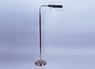 20th century French brass floor lamp