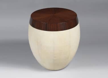 André Groult style Shagreen Stool