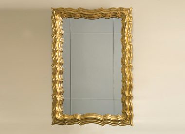 Art Deco Carved Giltwood Mirror