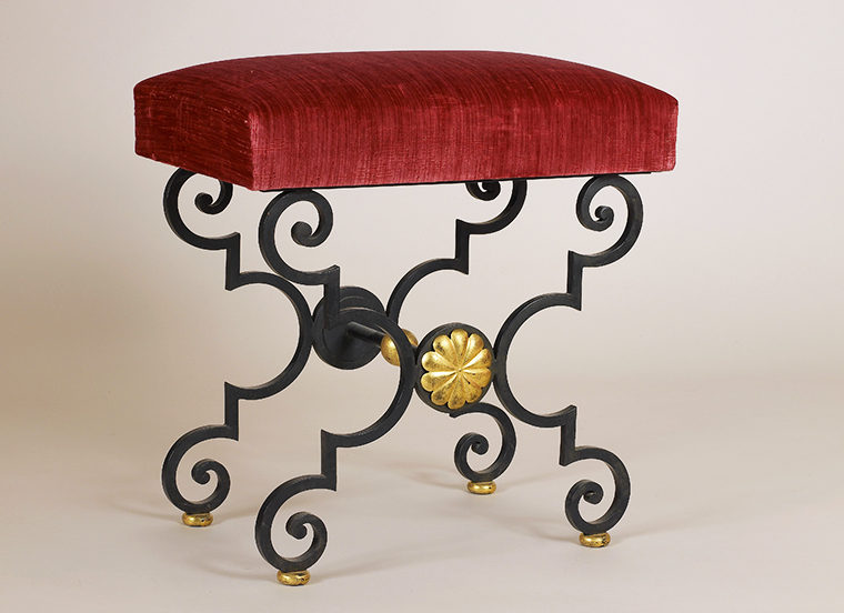 Art Deco Iron Stool