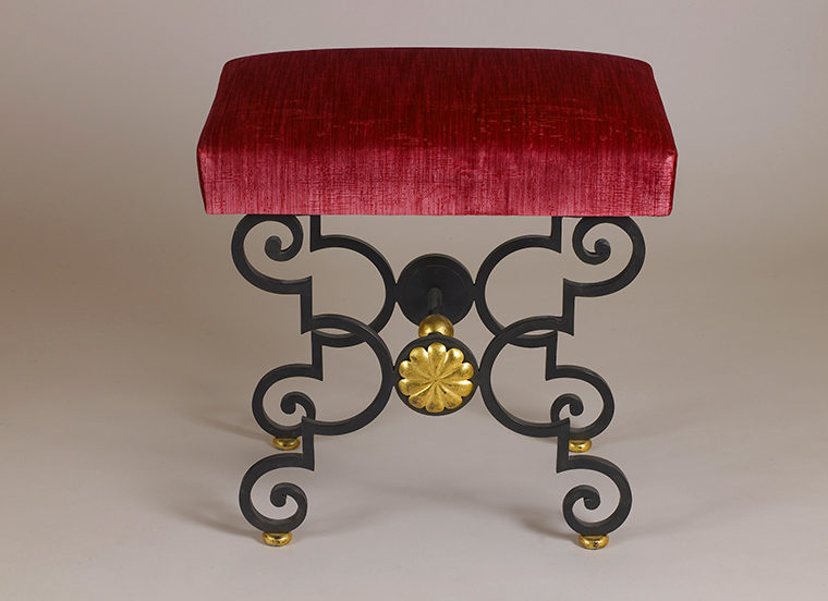 Art Deco Iron Stool