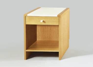 Art Deco Bedside Table Parchment