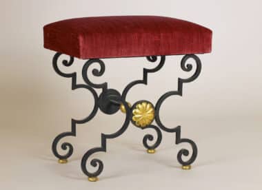 Art Deco Iron Stool