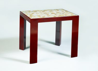 Jean Dunand Eggshell Side Table