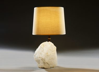 Jean-Michel Frank style Rock Crystal Lamp