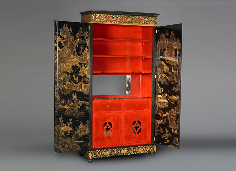 French 18th century style Japanese cabinet