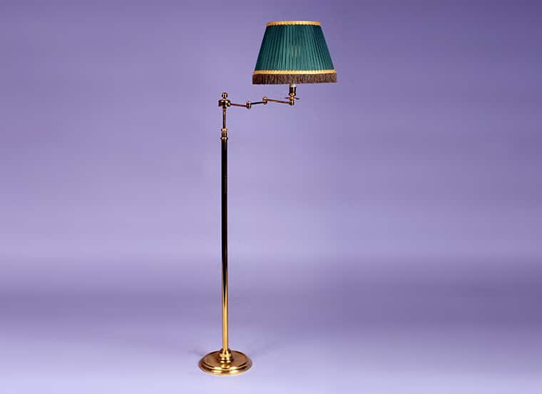 Swing Arm French Brass Floor Lamp Givenchy