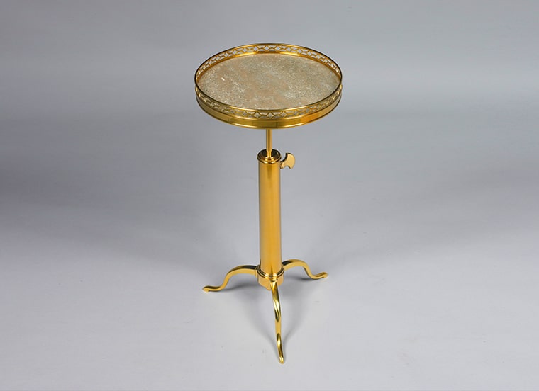 20th Century French Brass Gueridon Givenchy style