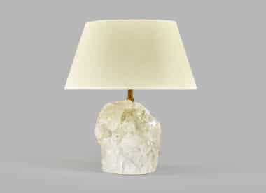 Jean-Michel Frank style Rock Crystal Lamp