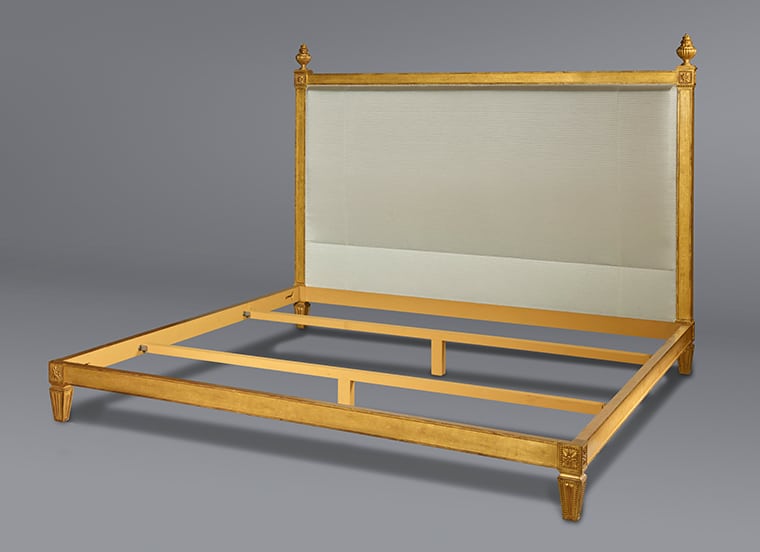 Louis XVI Bed Carved Giltwood