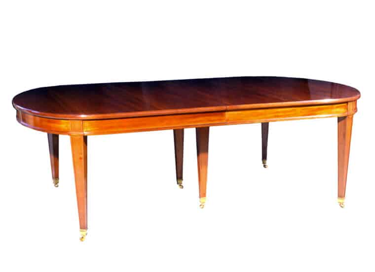 Louis XVI Mahogany Dining Table