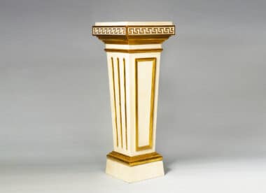 Louis XVI Pedestal Greek Key