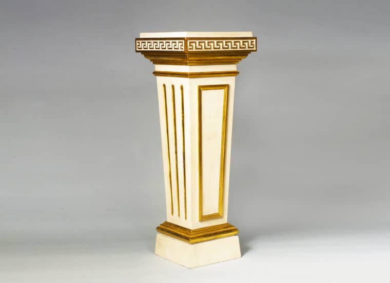 Louis XVI Pedestal Greek Key