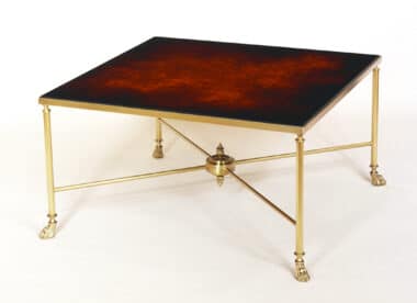 Maison Jansen Bronze Coffee Table Lion