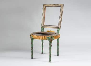 18th century Rambouillet cottage chair