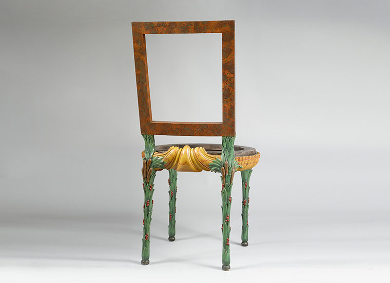 18th century Rambouillet cottage chair