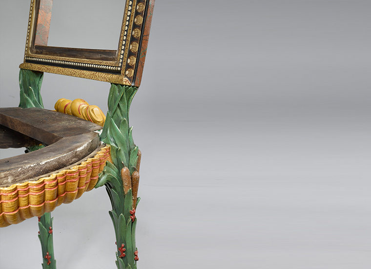 18th century Rambouillet cottage chair