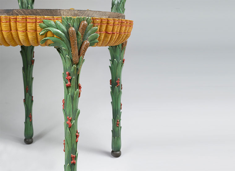18th century Rambouillet cottage chair