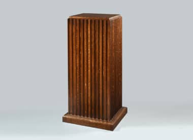 Ruhlmann style Art Deco Oak Pedestal