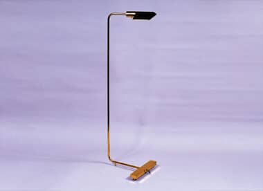 Art Deco brass floor lamp Pagoda