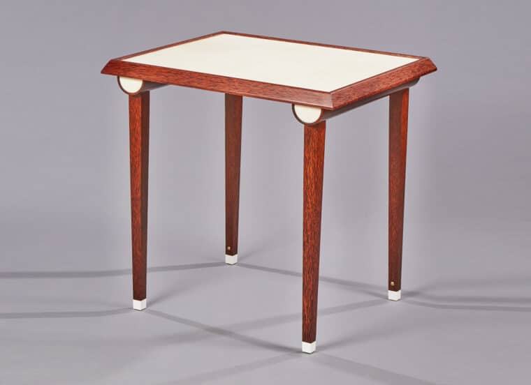 Clément Rousseau style Side Table Palmwood Shagreen