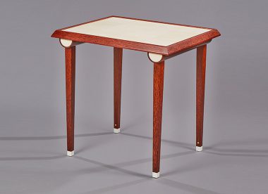 Clément Rousseau style Side Table Palmwood Shagreen