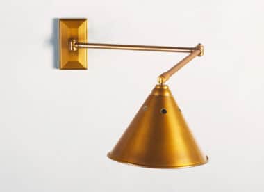Emilio Terry style brass wall light