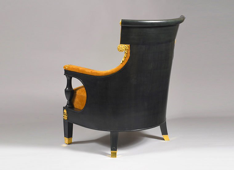 French Empire style bergere gondole