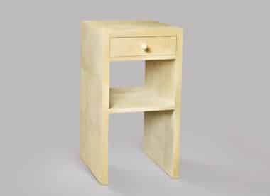 Jean-Michel Frank style bedside table shagreen