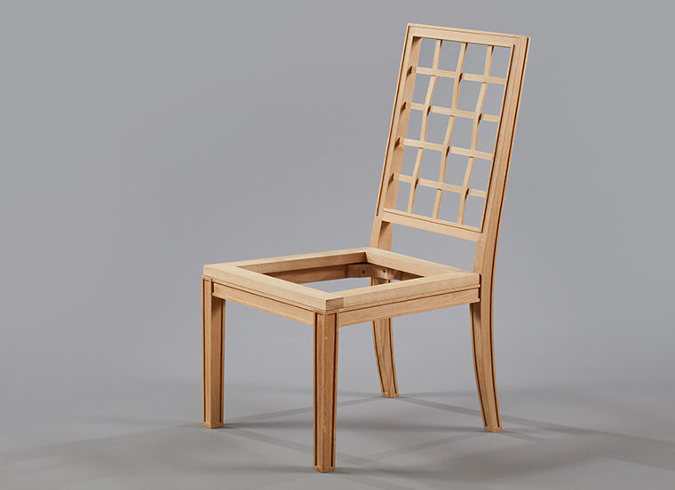 Jean-Michel Frank style chair grating