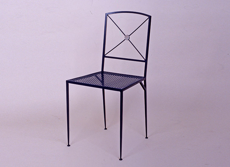 French 1950s Metal Chair
