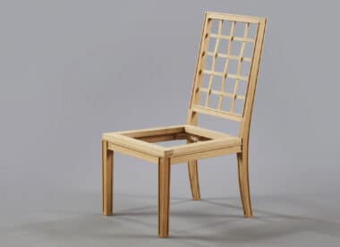 Jean-Michel Frank style chair grating