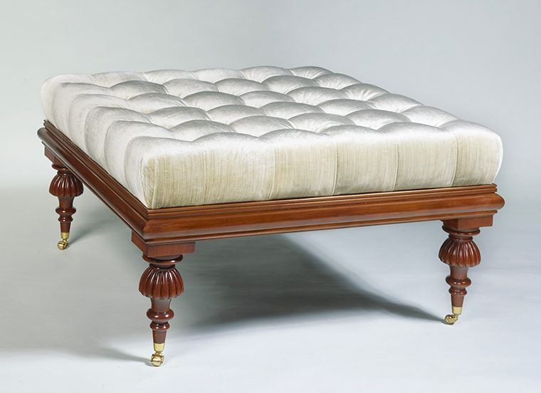English style mahogany bench