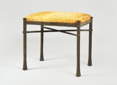 Philippe Anthonioz bronze stool