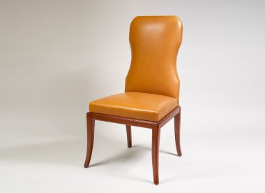 Robsjohn Gibbings style chair sycamore