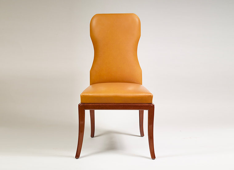 Robsjohn Gibbings style chair sycamore