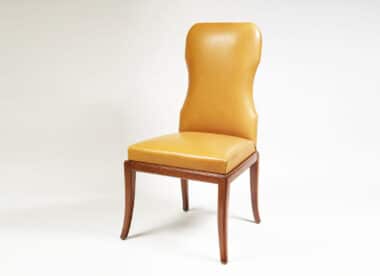 Robsjohn Gibbings style chair sycamore