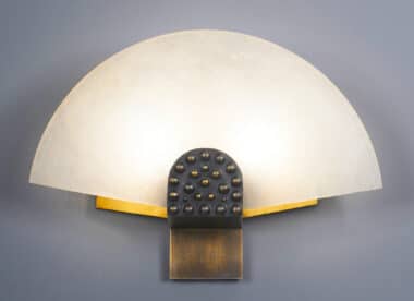 Ruhlman style Wall Light Alabaster Fan