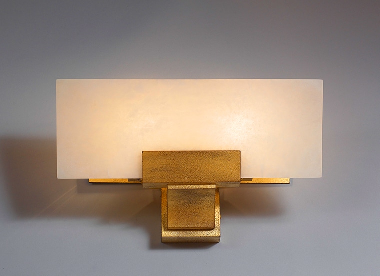 Ruhlmann style wall light alabaster