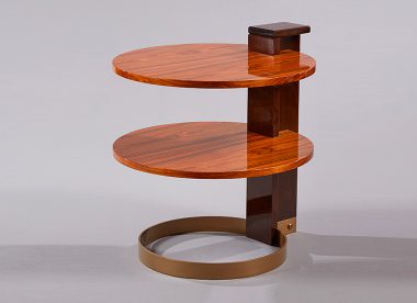 André Sornay style Side Table Rosewood Walnut