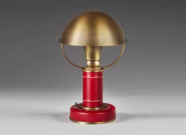 Dupre Lafon Saddle Stitching Table Lamp