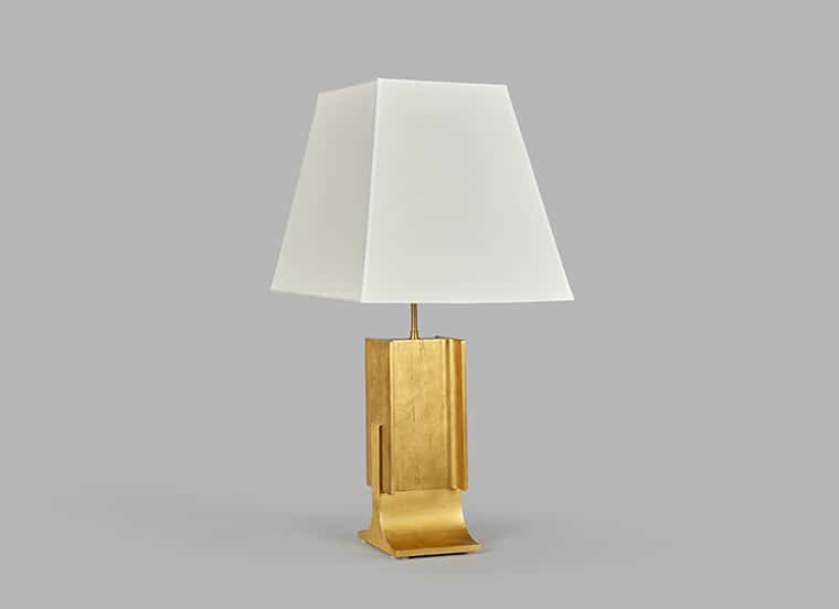 Modern Table Lamp Giltwood