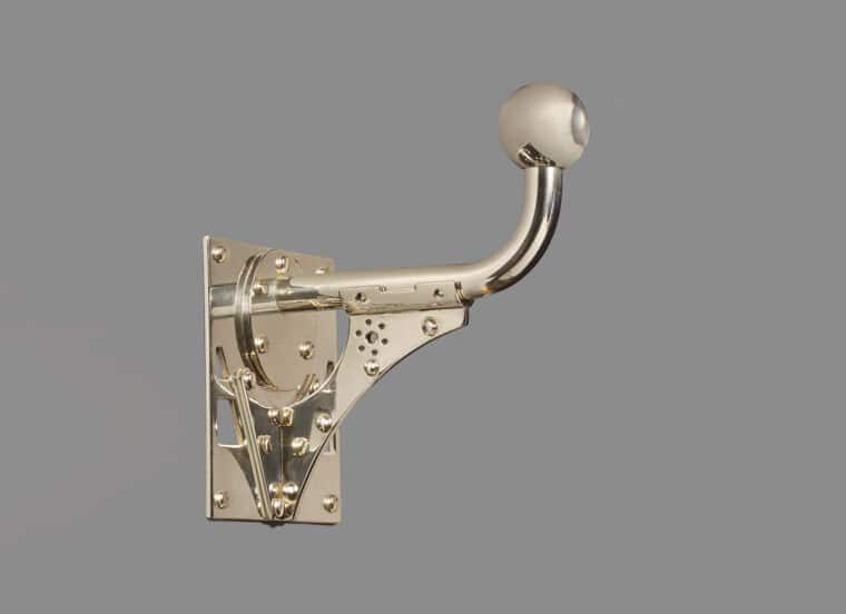 Modernist Silver Plated Coat Hanger