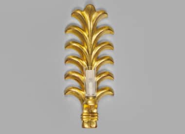 French Mid-Century Gilt Sconce