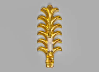 French Mid-Century Gilt Sconce