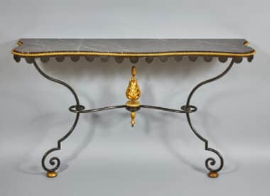 Gilbert Poillerat Console Table