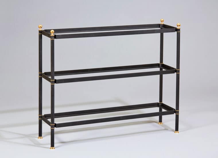 Jacques Adnet Iron Bookcase