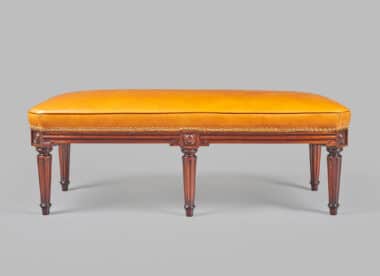 Louis XVI bench mahogany
