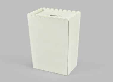 Laundry basket leather
